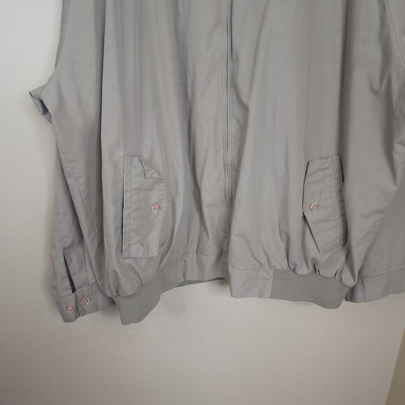Falcon Bay Full Zip Bomber Jacket in Tan Size 5XLT - Picture 3 of 9